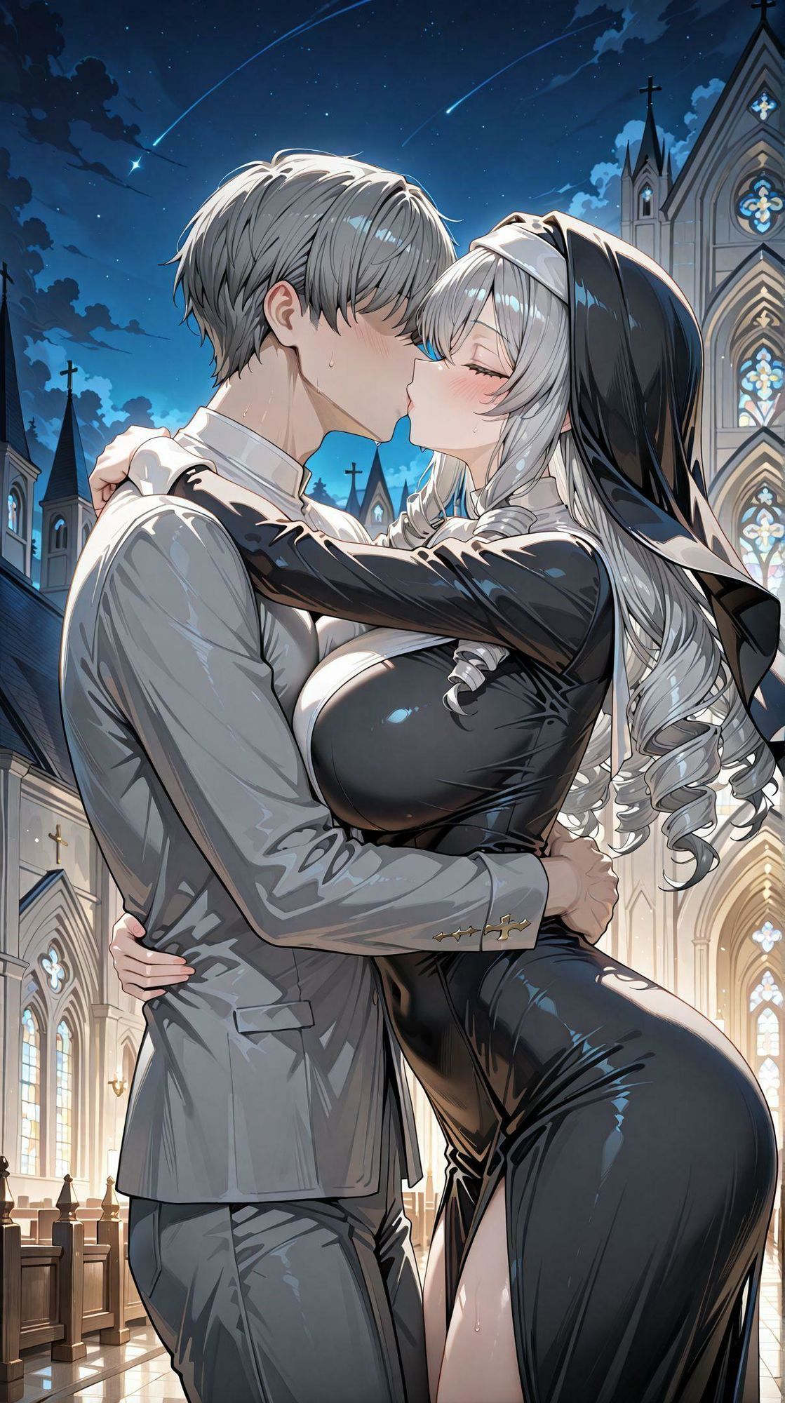 サンプル画像5:銀髪シスターのご奉仕(samrt) [d_634017]