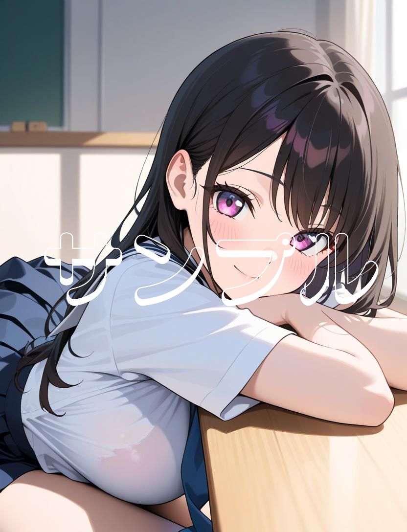 かわいい女の子の絵  1巻  制服の美少女 画像7