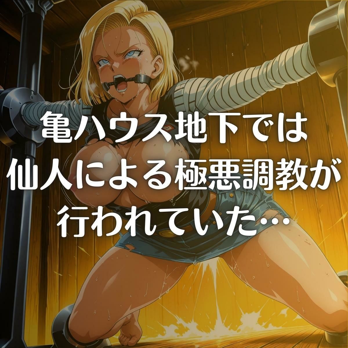 サンプル画像1:極悪仙人 犠牲者:18号(ばんばん) [d_634037]