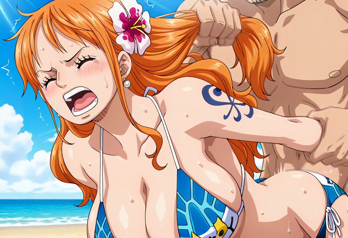 サンプル画像5:えっちなビキニお姉さん  ナミ(デスティニー・ドロー) [d_634045]