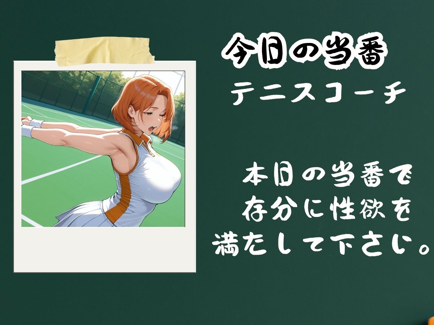 今日の性直担当は君達だ〜人妻×テニスコーチ〜 画像2
