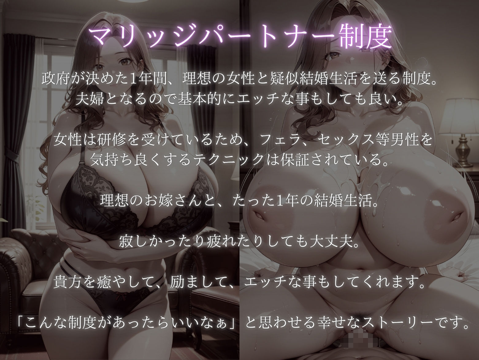 サンプル画像2:爆乳元グラドルとらぶらぶあまあま孕ませ性活2(（株）zou乳業) [d_634079]