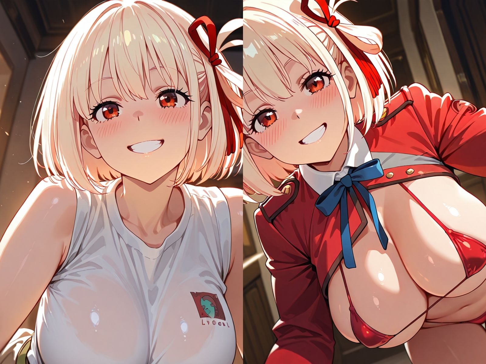 サンプル画像1:憧れのあのヒロインとコスプレらぶらぶエッチ 錦○千束(ニジコス) [d_634148]