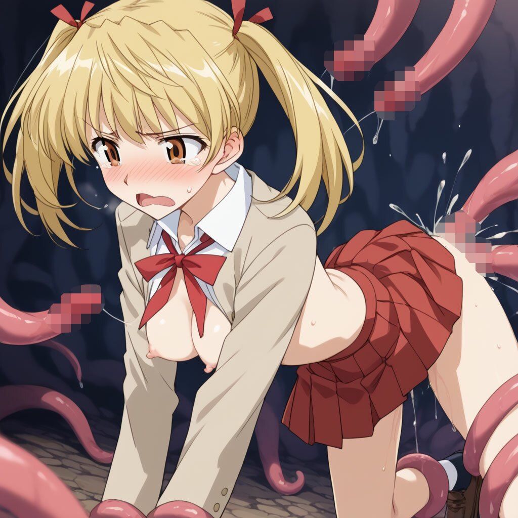 サンプル画像3:触手幻想 -スクールテンタクル-(触手大帝) [d_634235]