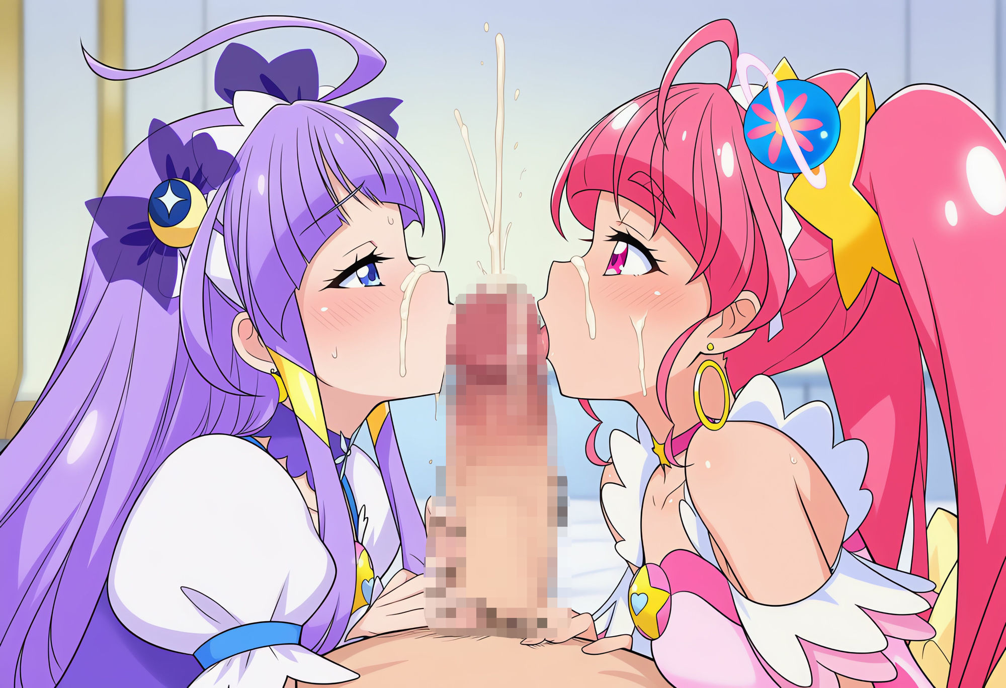 サンプル画像4:プリキュア戦士・キュアセレーネとらぶらぶえっち(ぬぎかけぱんつ) [d_634269]