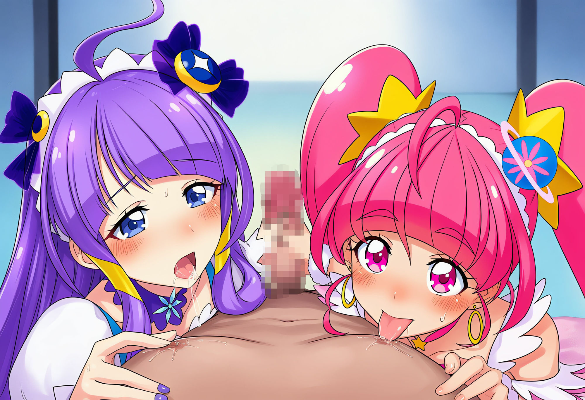 サンプル画像5:プリキュア戦士・キュアセレーネとらぶらぶえっち(ぬぎかけぱんつ) [d_634269]