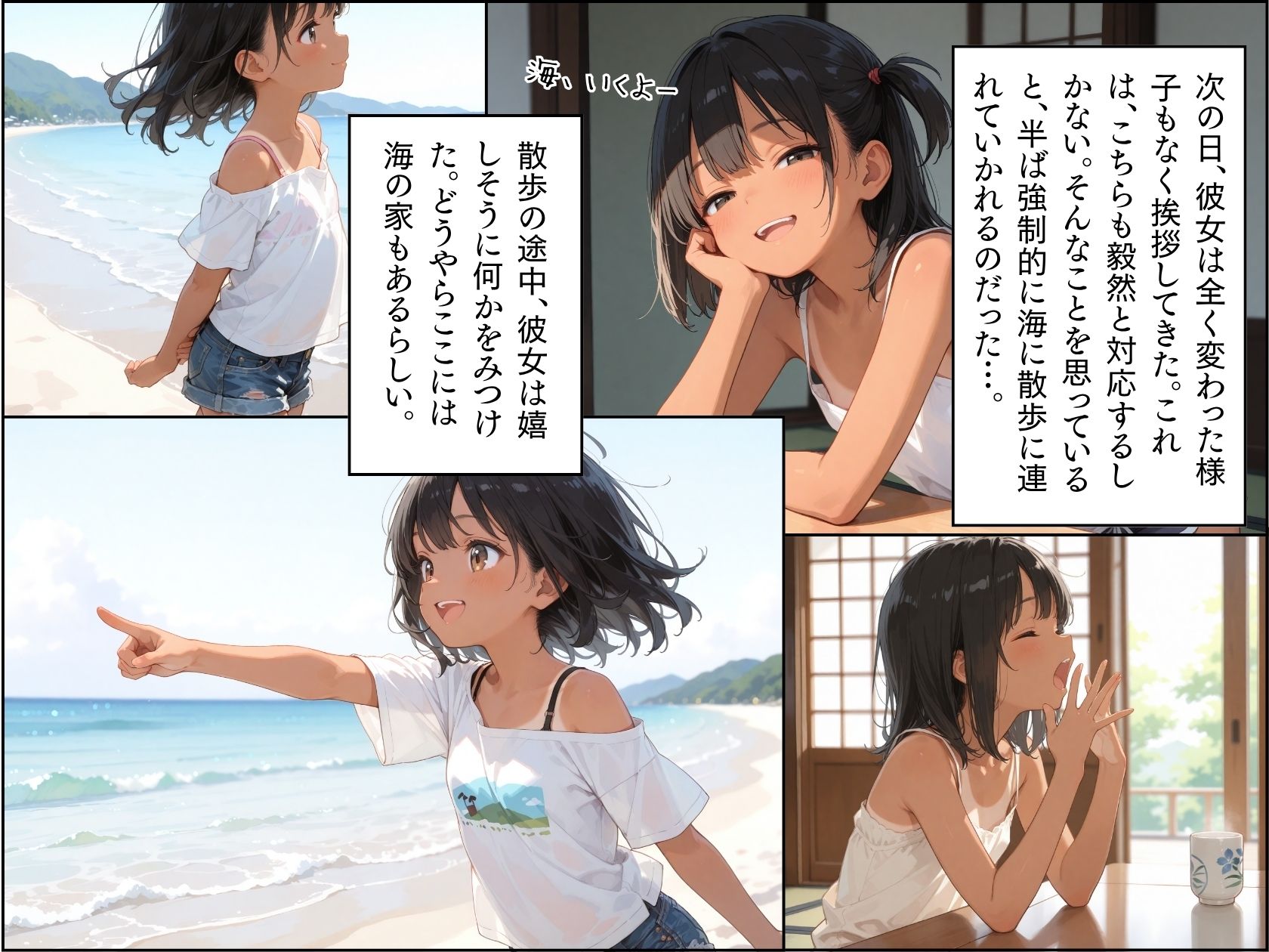 ある夏に田舎の民泊で出会った少女との話。2前編4
