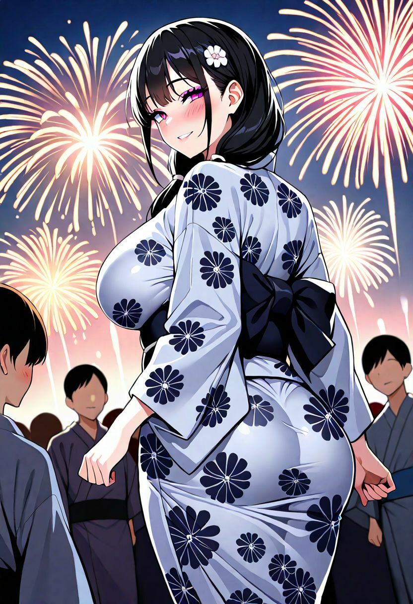 サンプル画像2:夏祭りで抑えきれない性欲を満たすど淫乱な3人の人妻たち(男のロマン) [d_634380]