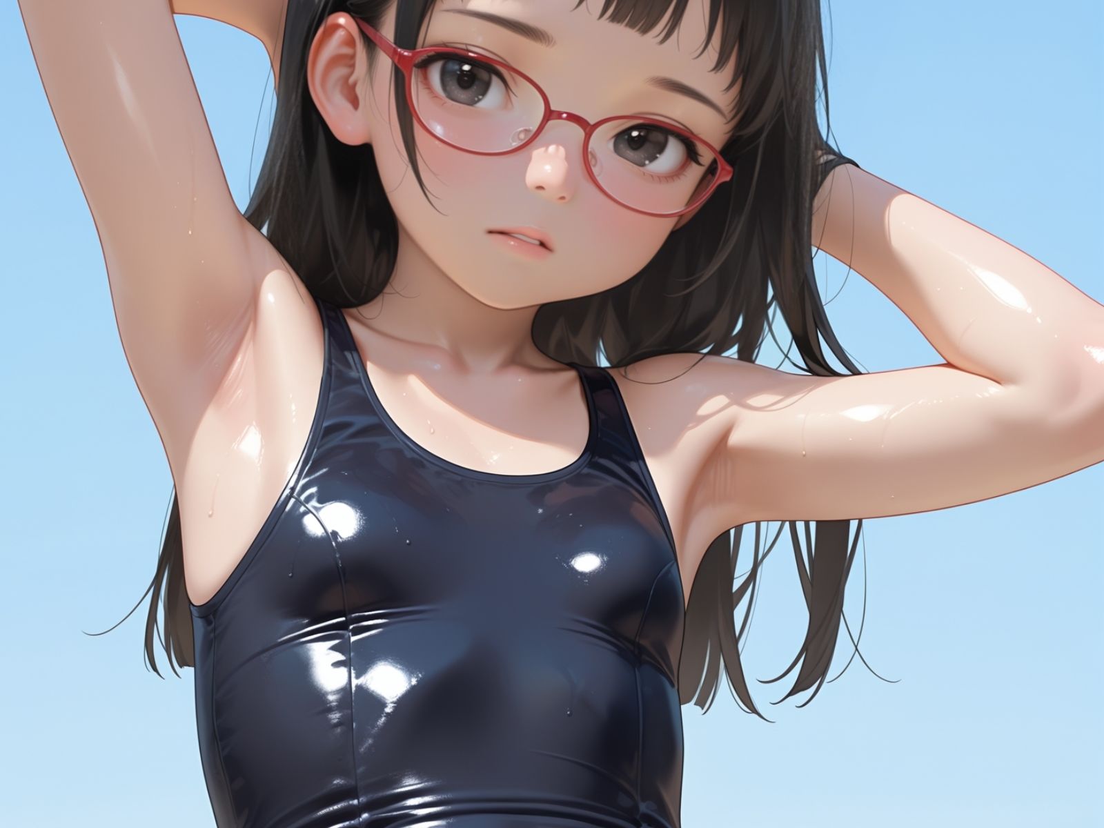 めがねっ子TEENS むきだしのワレメ 画像7