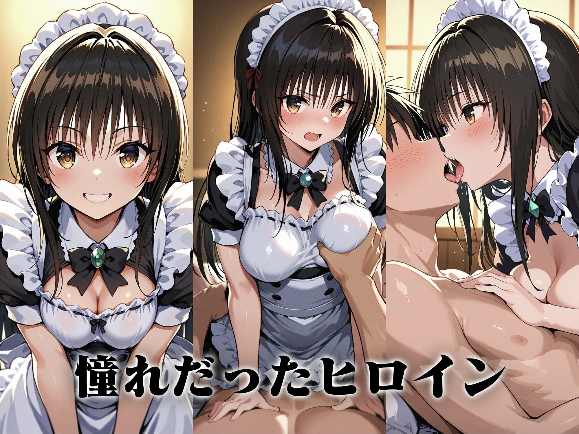 サンプル画像3:ヒロイン即えっち 古●川唯 メイド編(ものとーん) [d_634397]