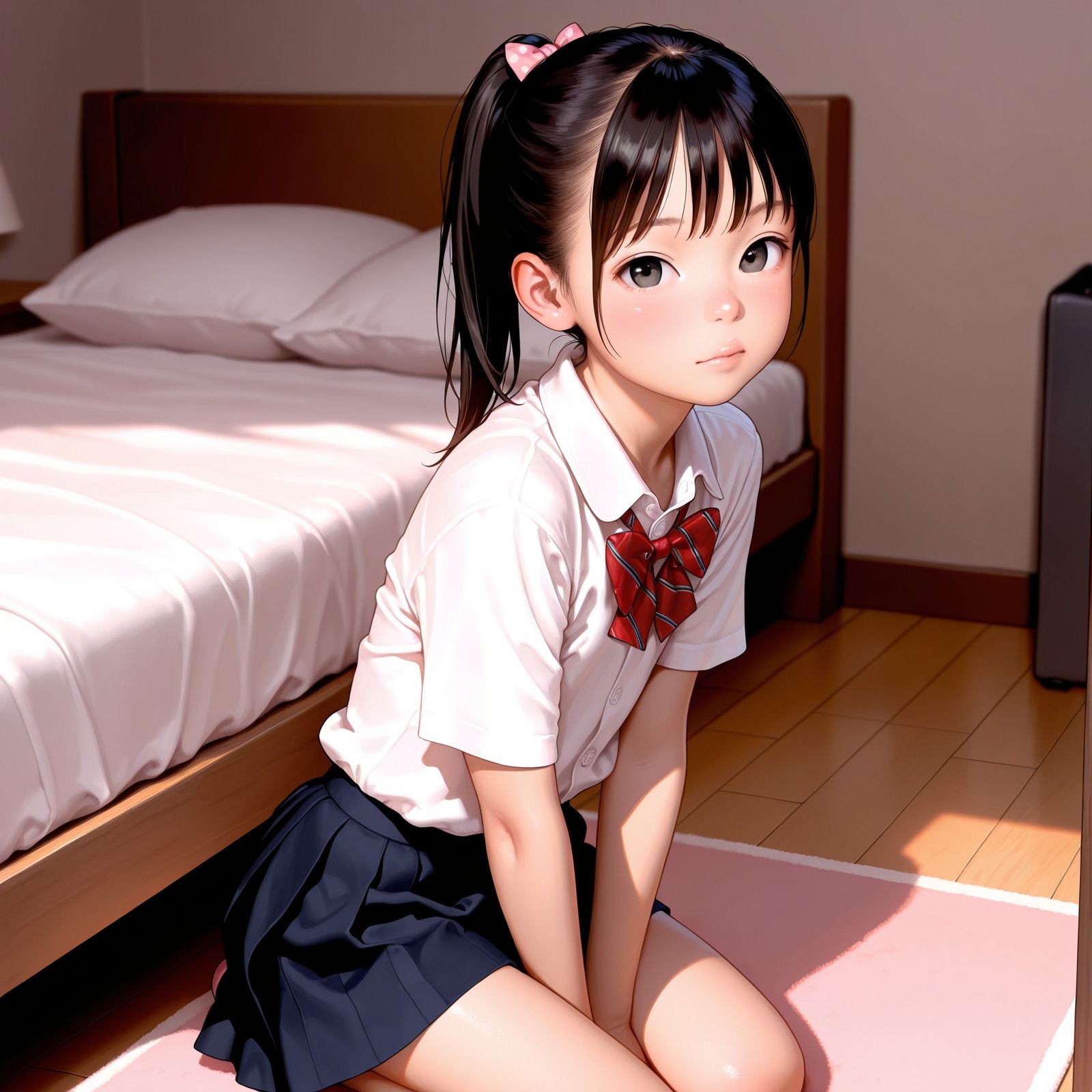 【あんことミルクセーキ】※AI生成画像に加筆・修正をしない場合があります『つるぺた〜メス〇キ妹にわからせ〜』1