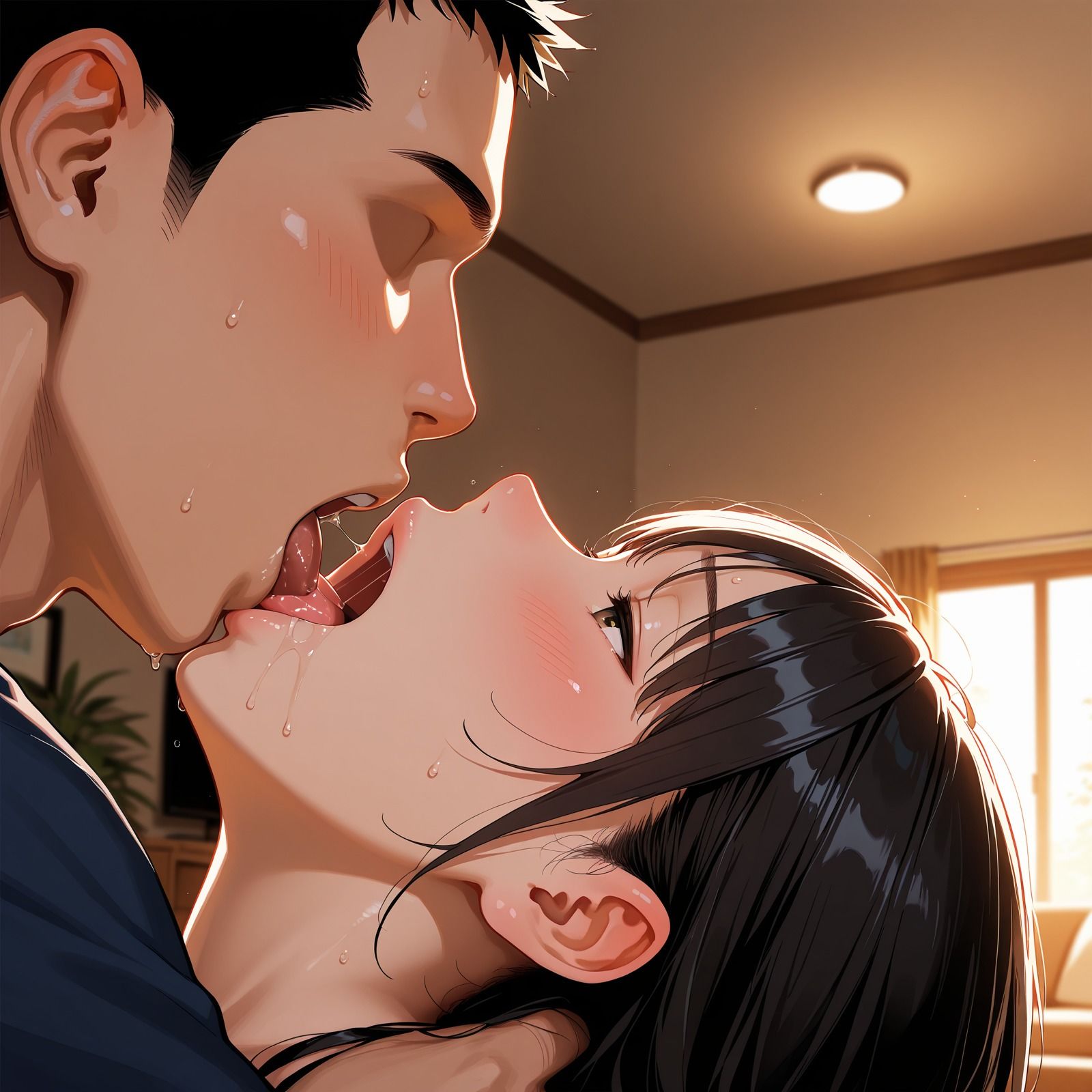 【あんことミルクセーキ】※服や背景に破綻がある場合は修正を行い制作しています『お兄ちゃん、もっと…!』3