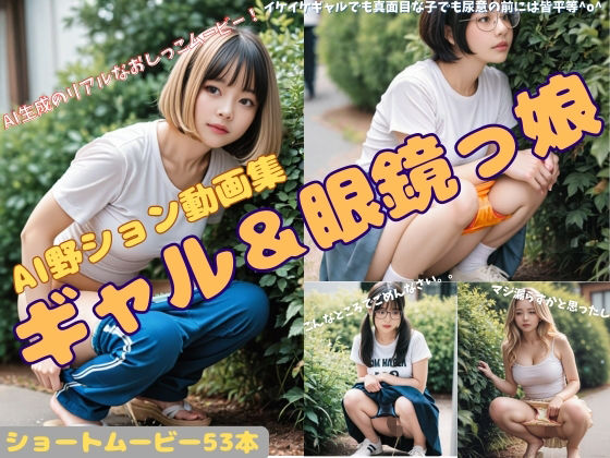 AI野ション動画集 ギャル&眼鏡っ娘【P-AI planning】