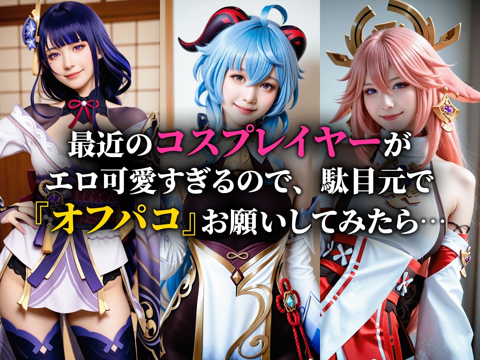 サンプル画像1:【動画】エロ神 -Eroshin- コスプレえっち(三寒シオン) [d_634549]