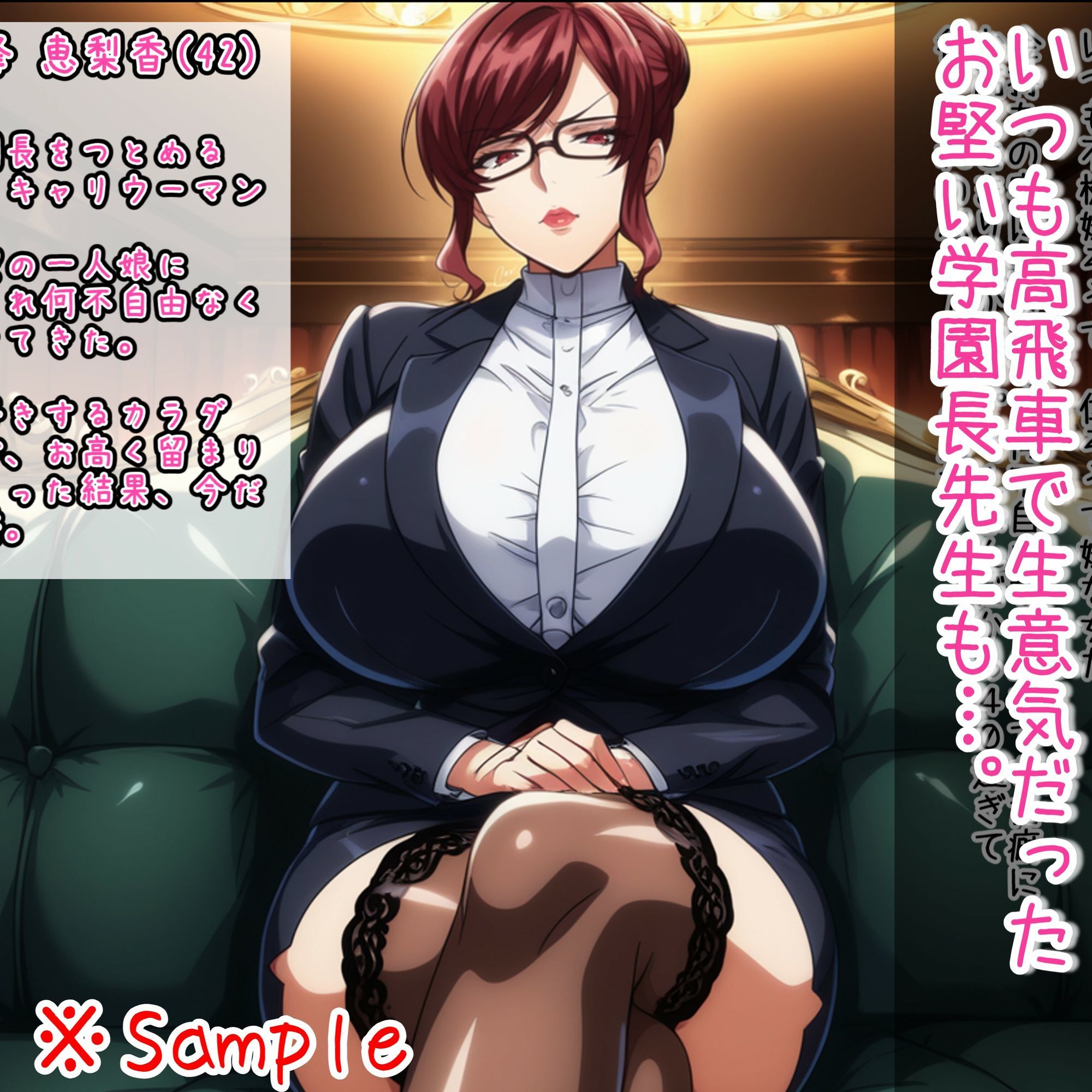 サンプル画像5:超爆乳ママさん達もドギつい学園長もみーんな僕専用肉オナホ。底辺こどおじの僕が催〇ア〇リで好き放題する。(あちみ屋) [d_634566]