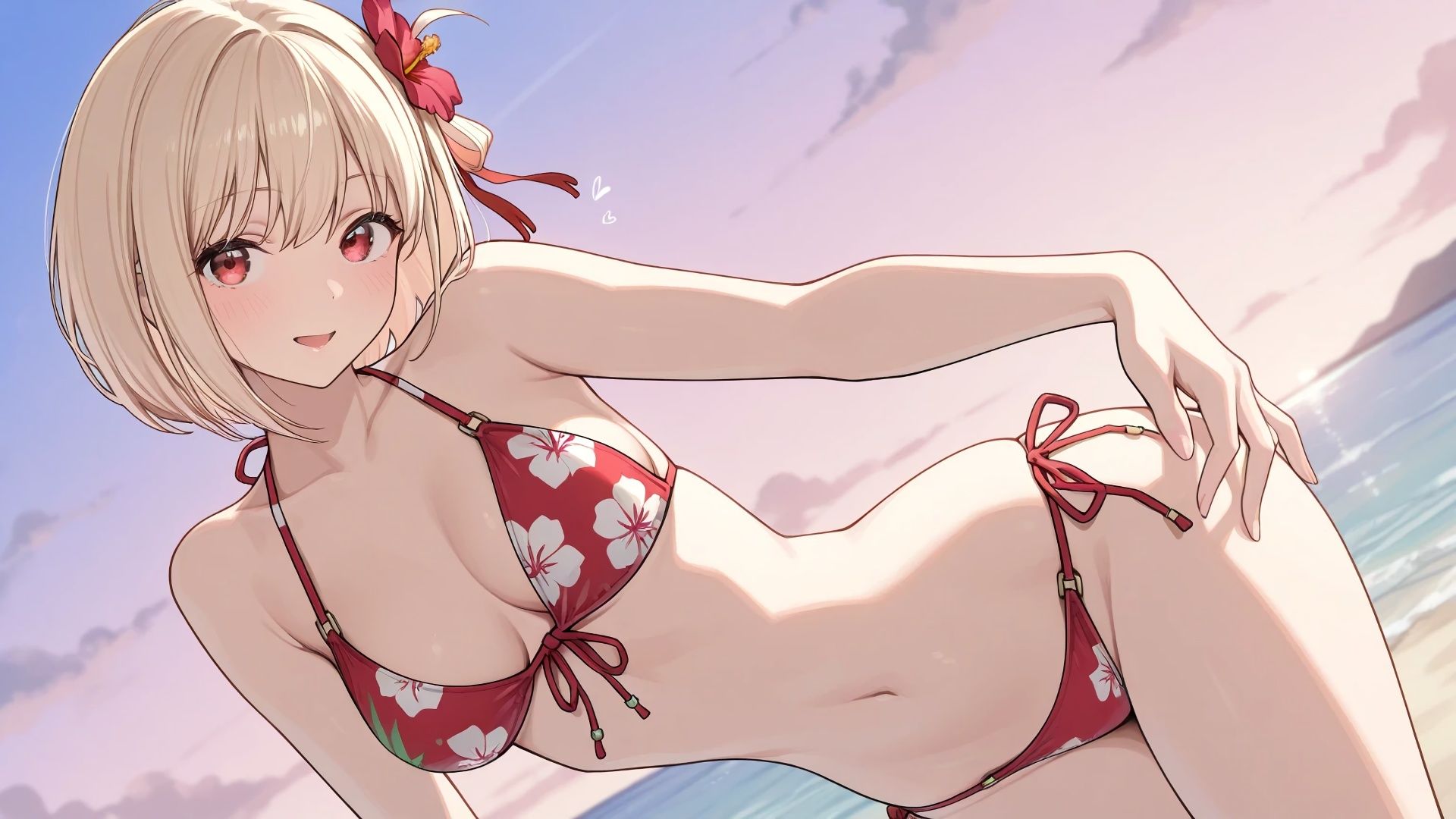 サンプル画像4:千束＆たきなちゃん、制服からビーチでトップレス(ひろっち) [d_634618]