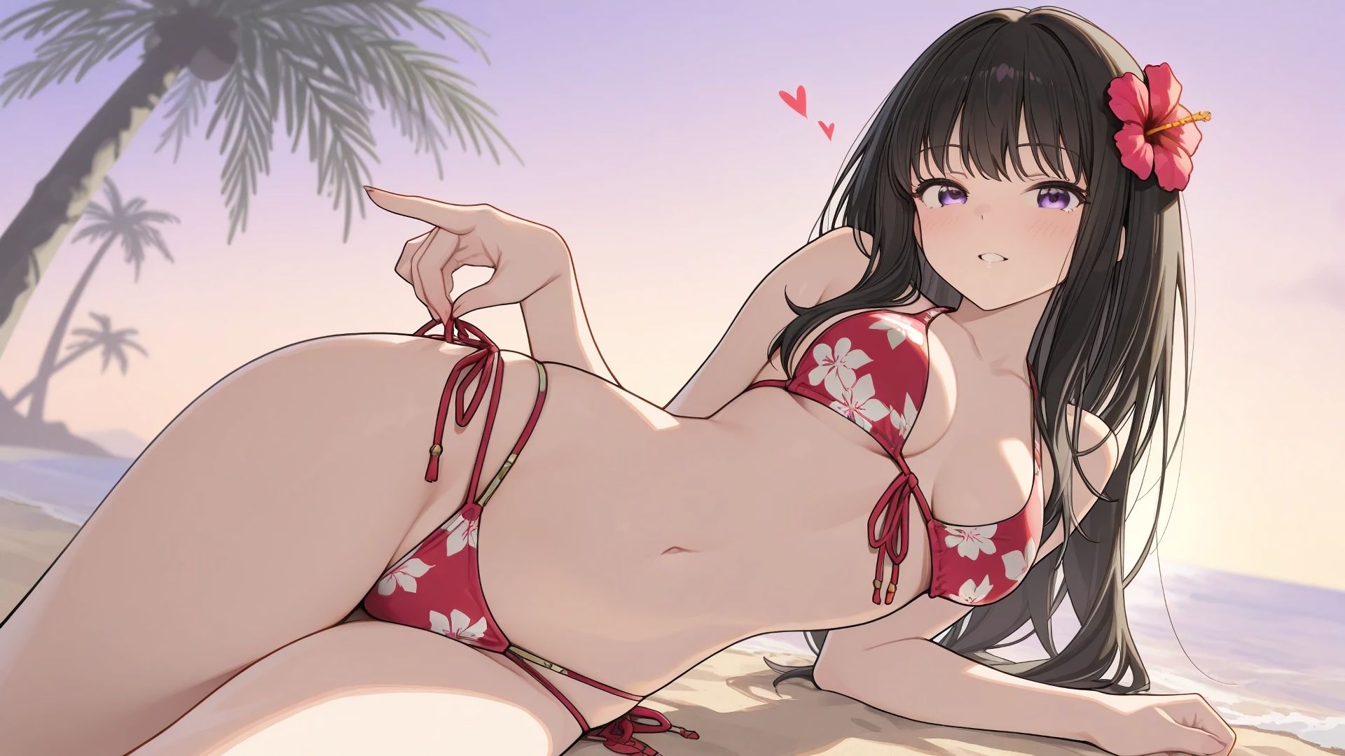 千束＆たきなちゃん、制服からビーチでトップレス 画像8