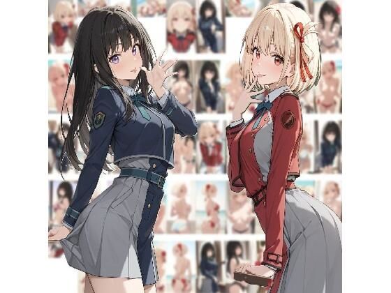 千束＆たきなちゃん、制服からビーチでトップレス