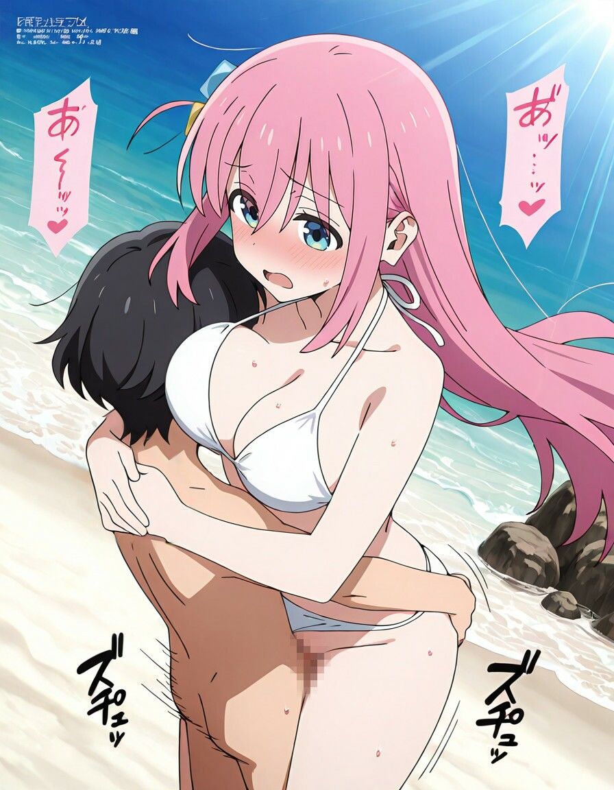 水着でおねショタ「ぼっち・ち・ろっく！ぼっちちゃん」8