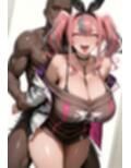 爆乳ブ○マートン黒巨チンポ堕ち