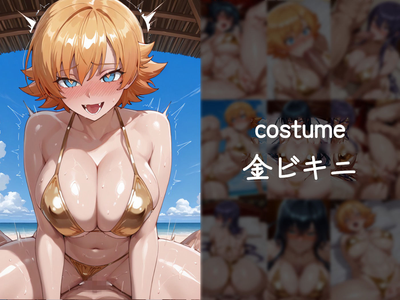 ヒロインたちに抜いてもらうCG集！  -対魔〇編-5