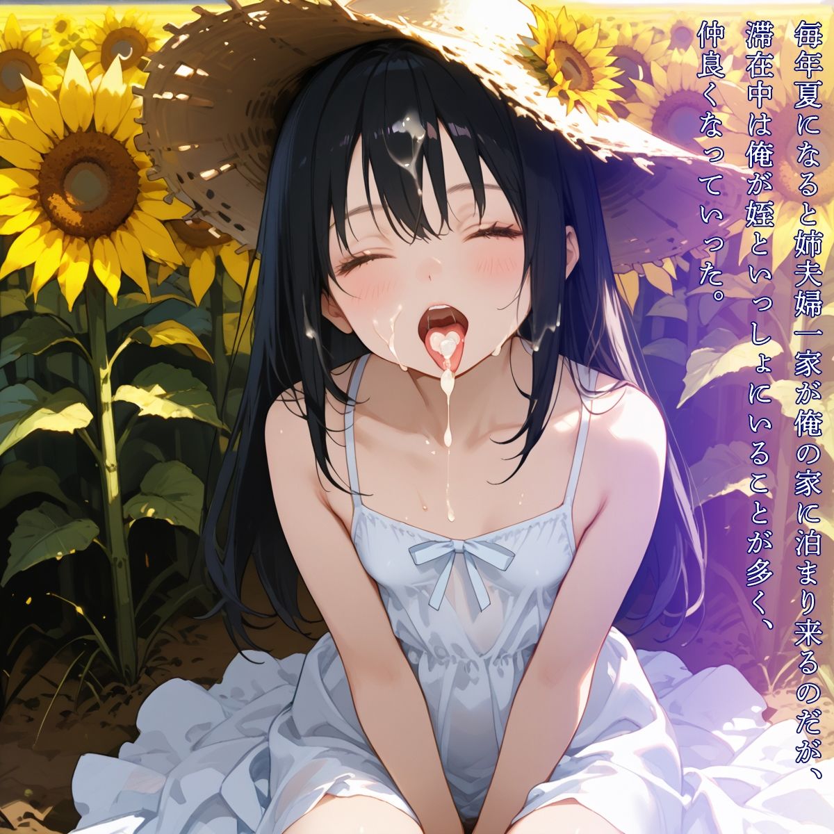 【豪華300枚】あの夏の思い出～ひまわり畑に隠れて秘密のえっち～2日目2