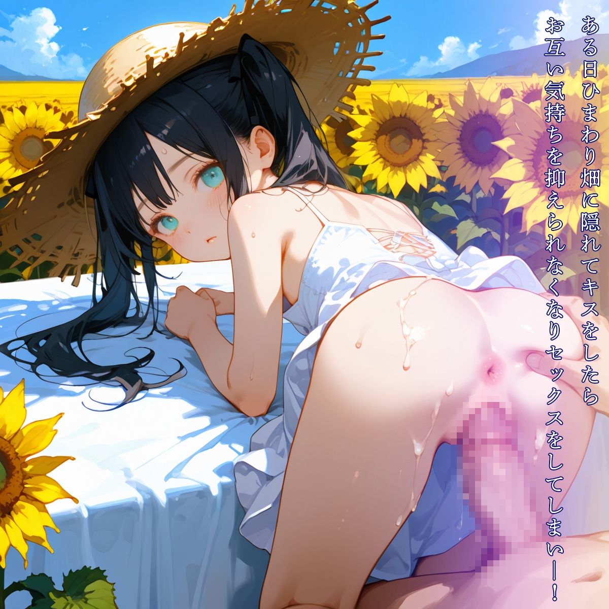 【豪華300枚】あの夏の思い出～ひまわり畑に隠れて秘密のえっち～2日目4