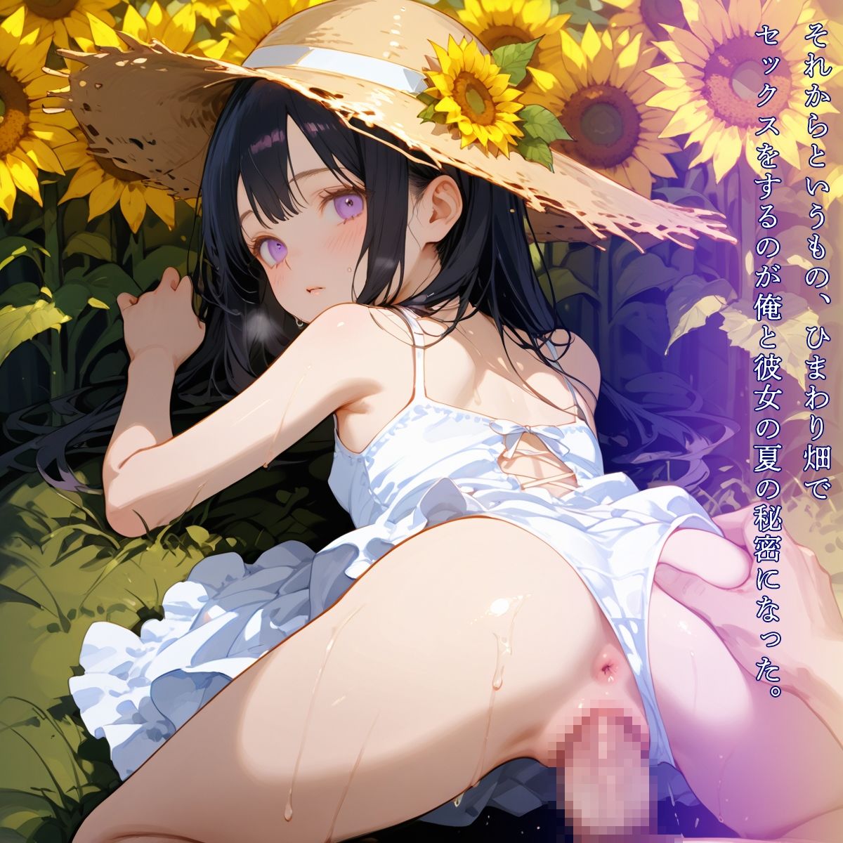 【豪華300枚】あの夏の思い出～ひまわり畑に隠れて秘密のえっち～4日目5