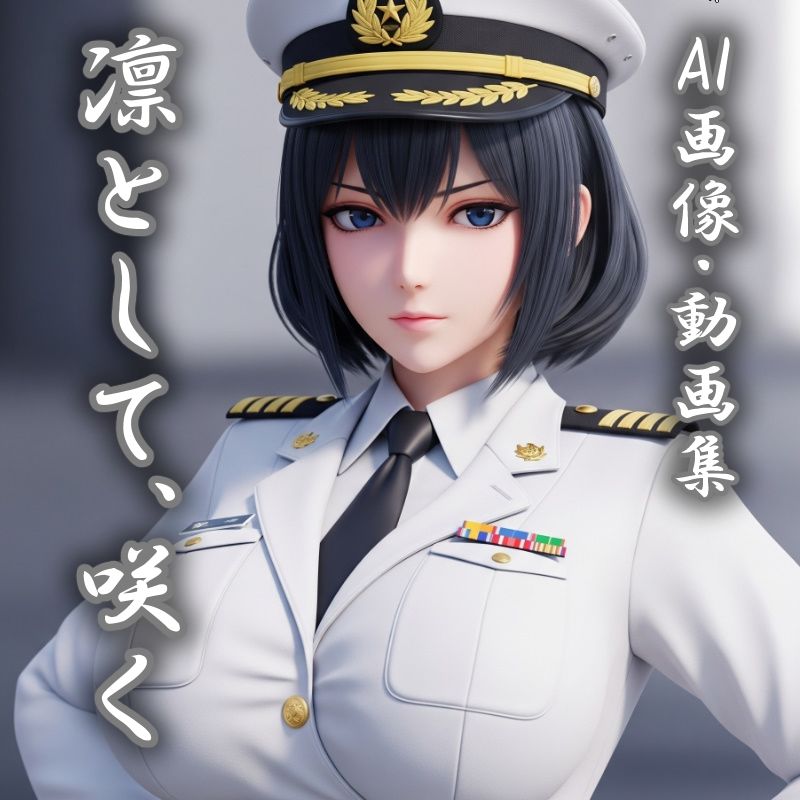 サンプル画像1:凛として、咲く （AI画像・動画集）(帝国妖異対策局) [d_634812]