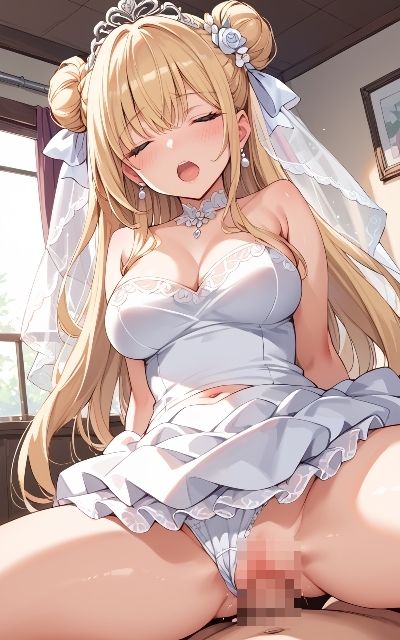 純白ドレスでイカしてほしい！若妻新婚体験記 画像9