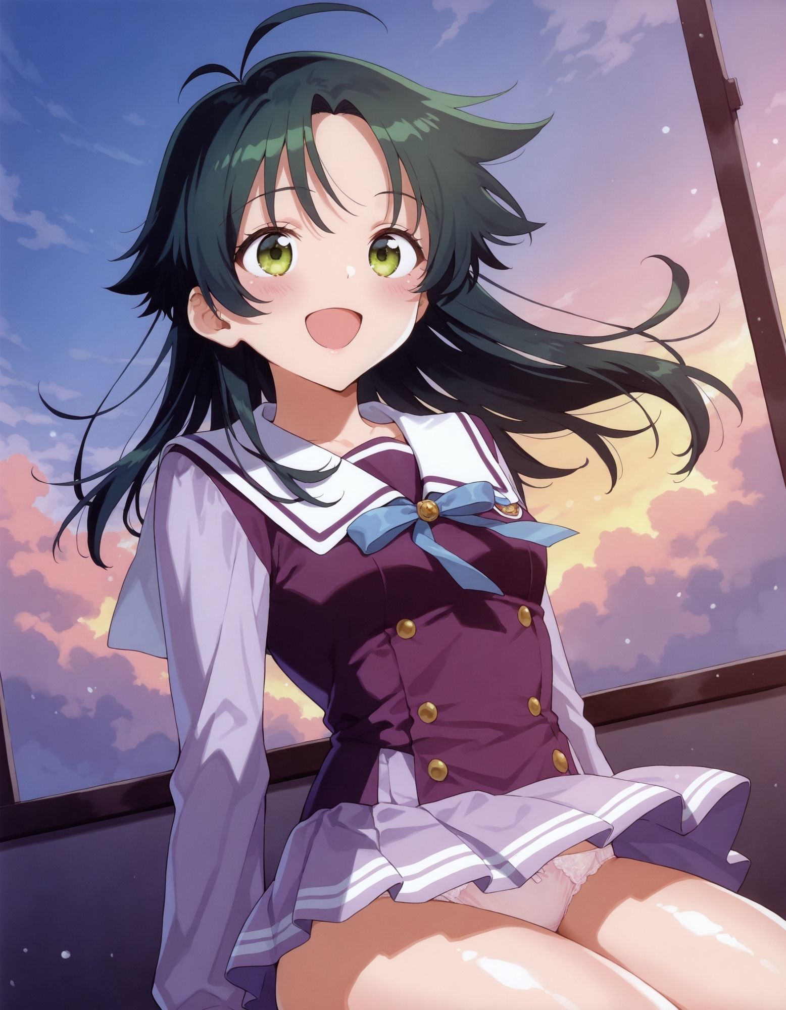 サンプル画像3:紫〇寺南のパンチラ〜制服編〜(D.P.H.) [d_634848]