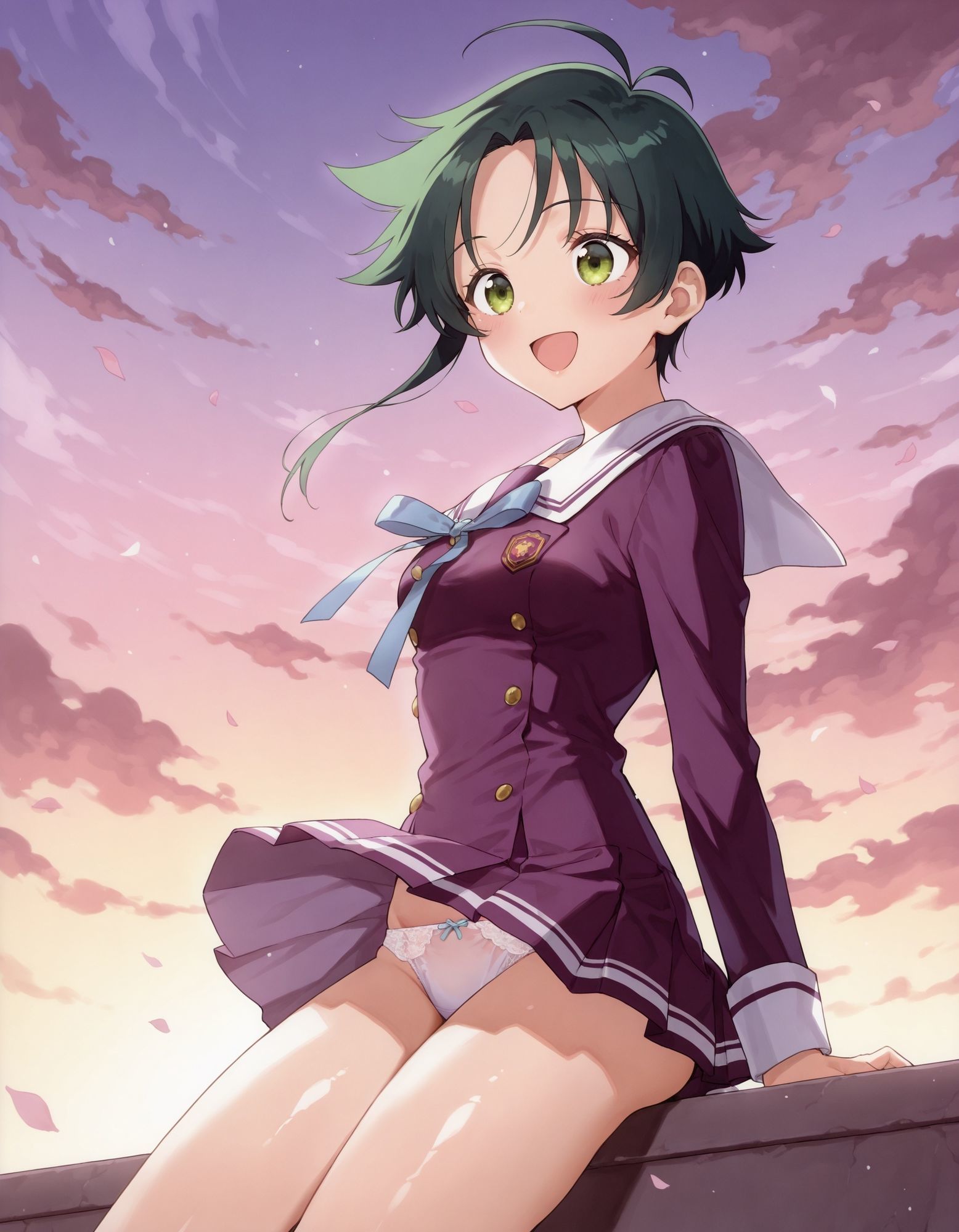 サンプル画像6:紫〇寺南のパンチラ〜制服編〜(D.P.H.) [d_634848]