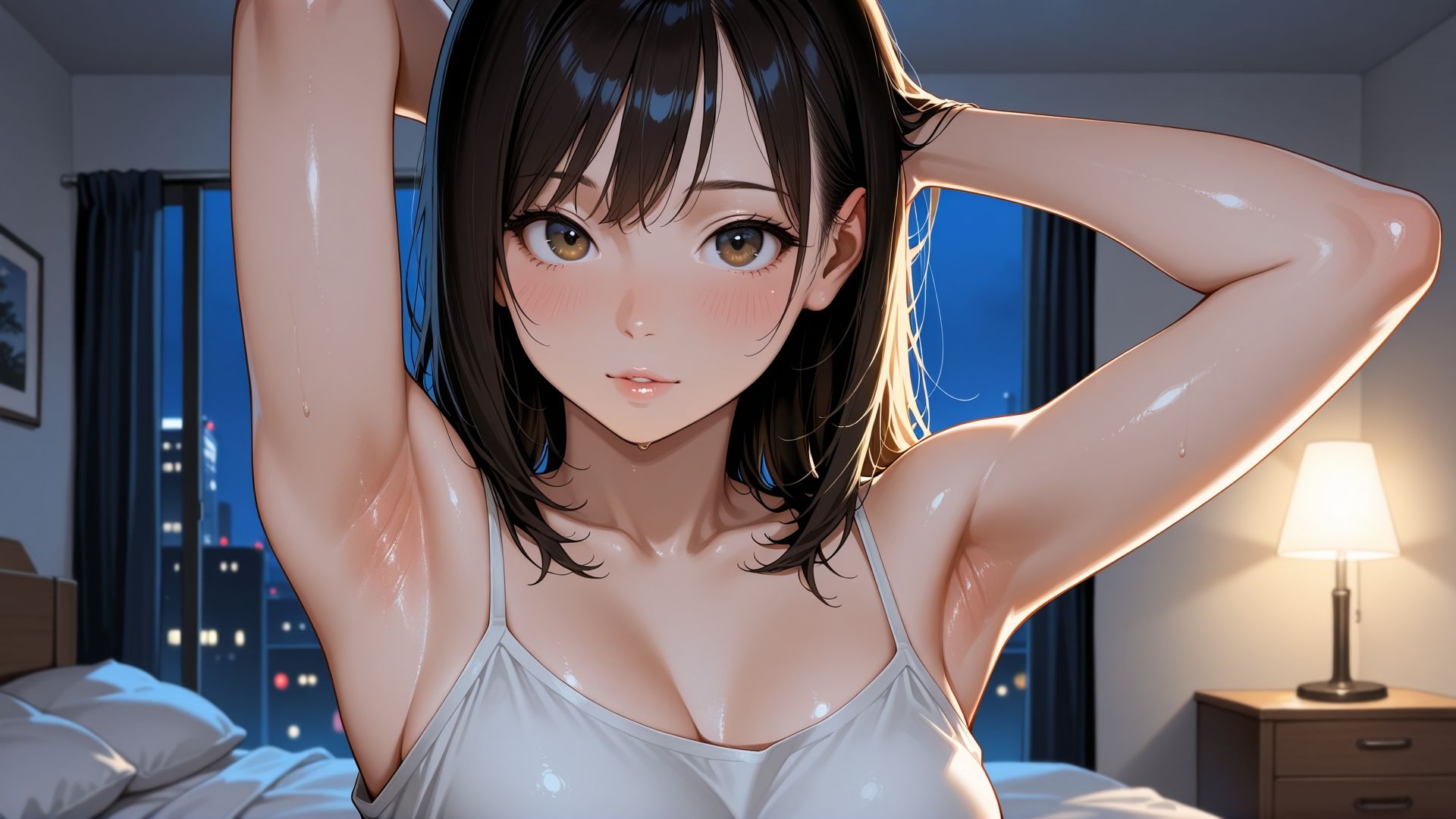 視界、全部、彼女。 -脇で、誘って。- 画像8