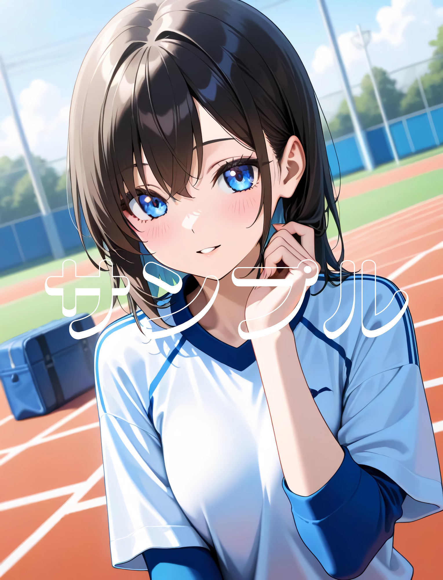 サンプル画像1:かわいい女の子の絵  2巻  体操服の美少女(ウワバキワスレター) [d_634877]