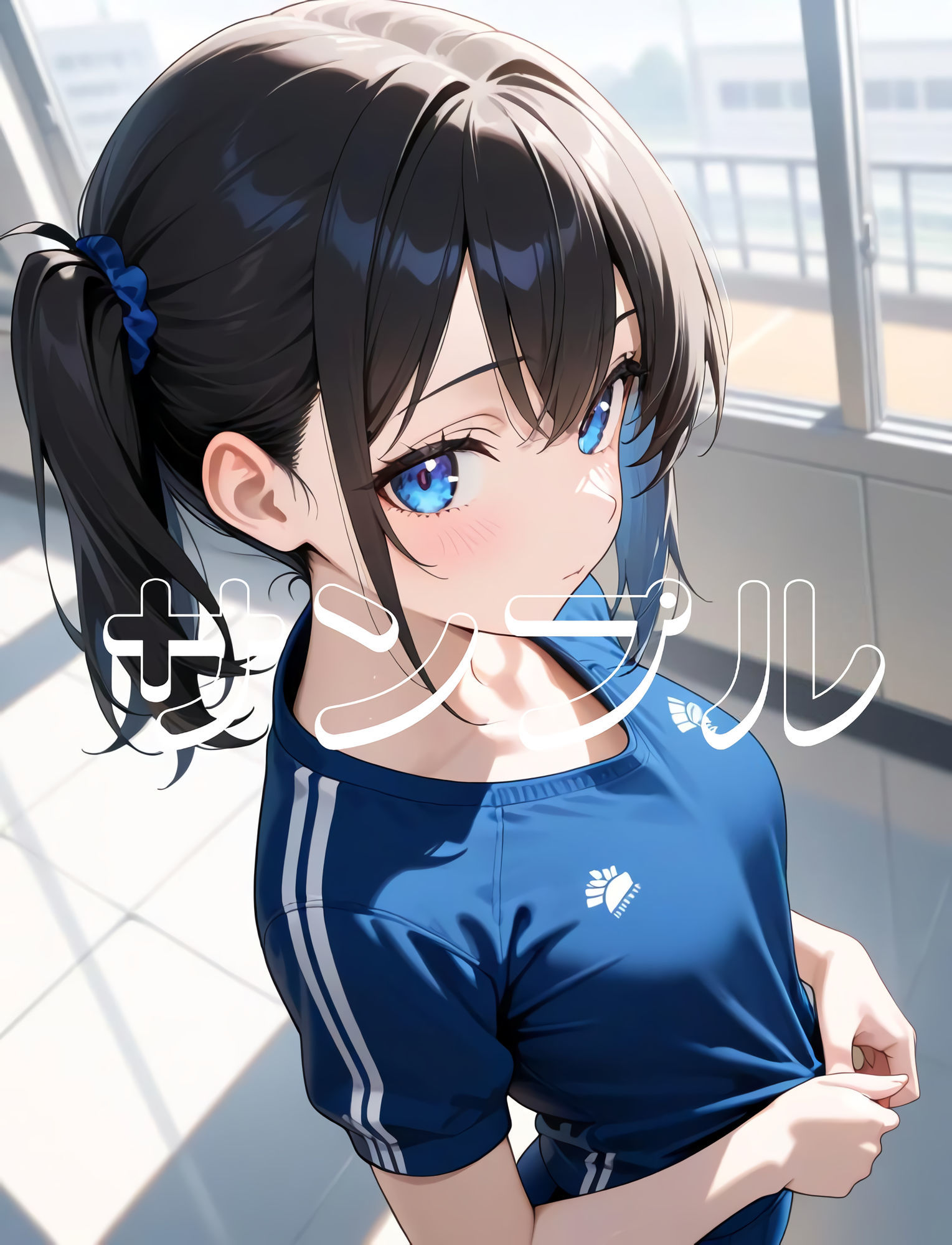 サンプル画像3:かわいい女の子の絵  2巻  体操服の美少女(ウワバキワスレター) [d_634877]