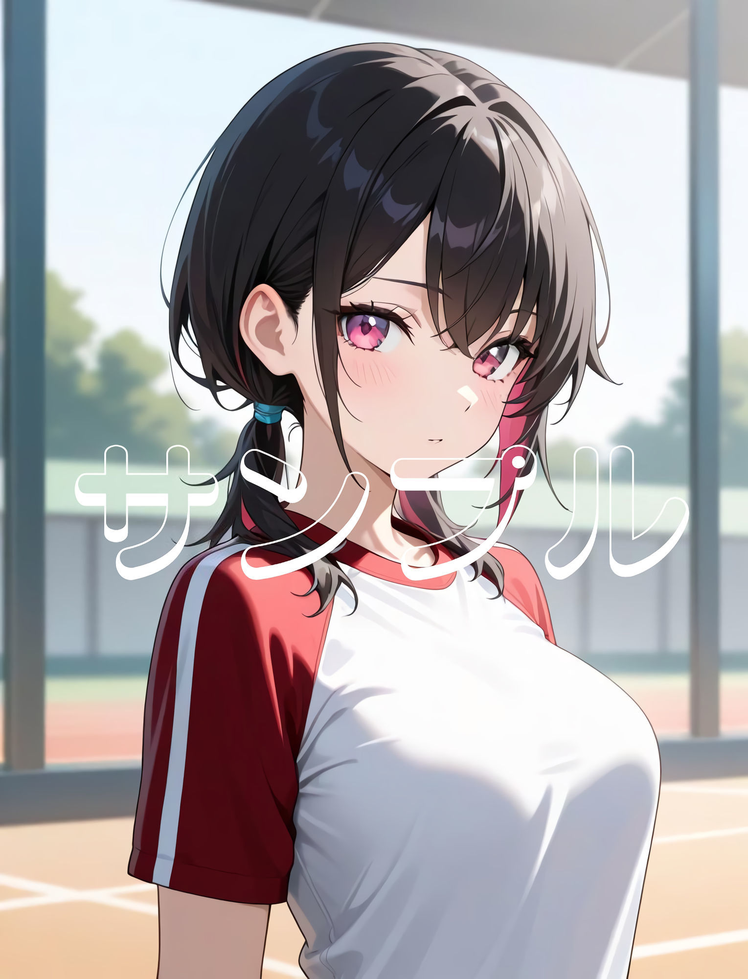 サンプル画像4:かわいい女の子の絵  2巻  体操服の美少女(ウワバキワスレター) [d_634877]