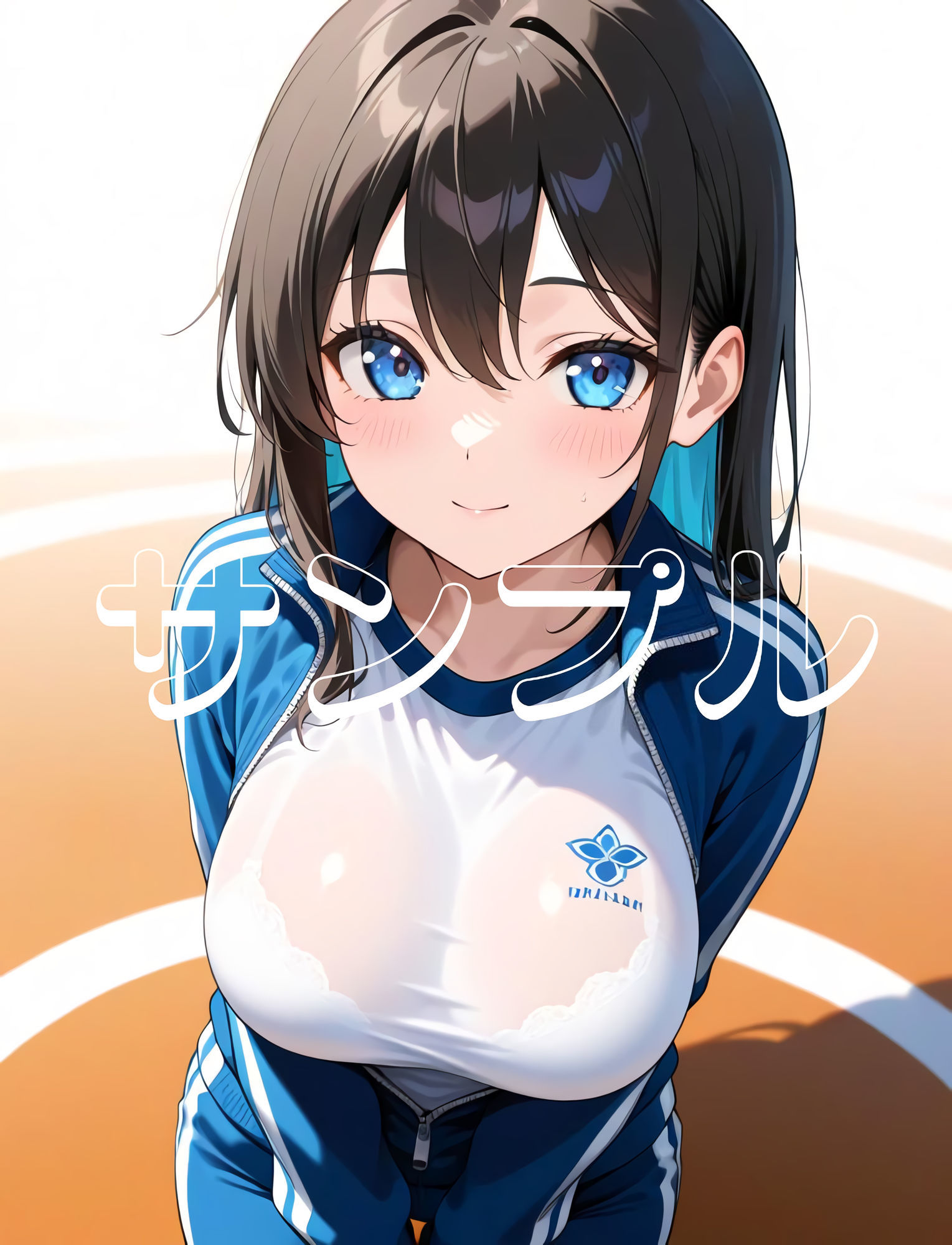 サンプル画像6:かわいい女の子の絵  2巻  体操服の美少女(ウワバキワスレター) [d_634877]