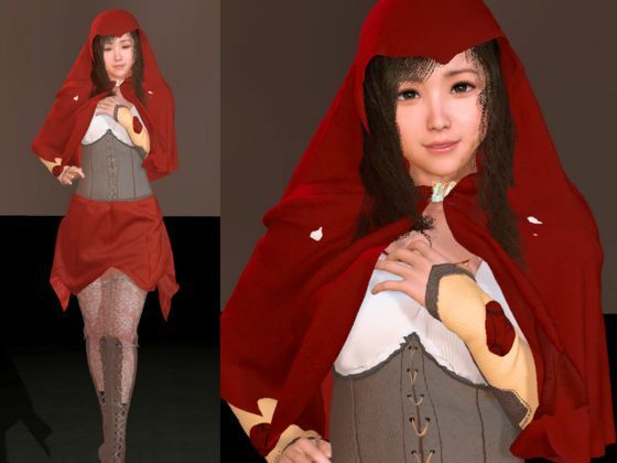 【3D動画】イケメン狼と赤ずきんちゃんは発情期!満月の夜にこっそり野外いちゃらぶ 画像9