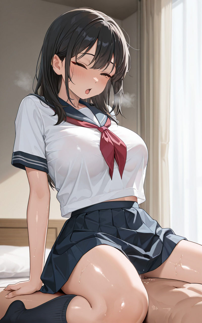 親友彼女の清純女子校生を寝取り孕むまでハメ撮りする 画像10