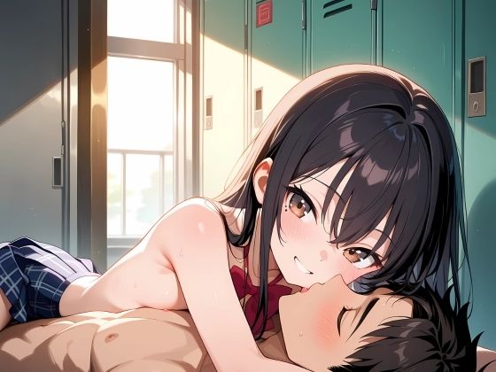 サンプル画像3:貧乳つるぺた後輩彼女が潮吹き体質だった話(ママコチャ) [d_635063]