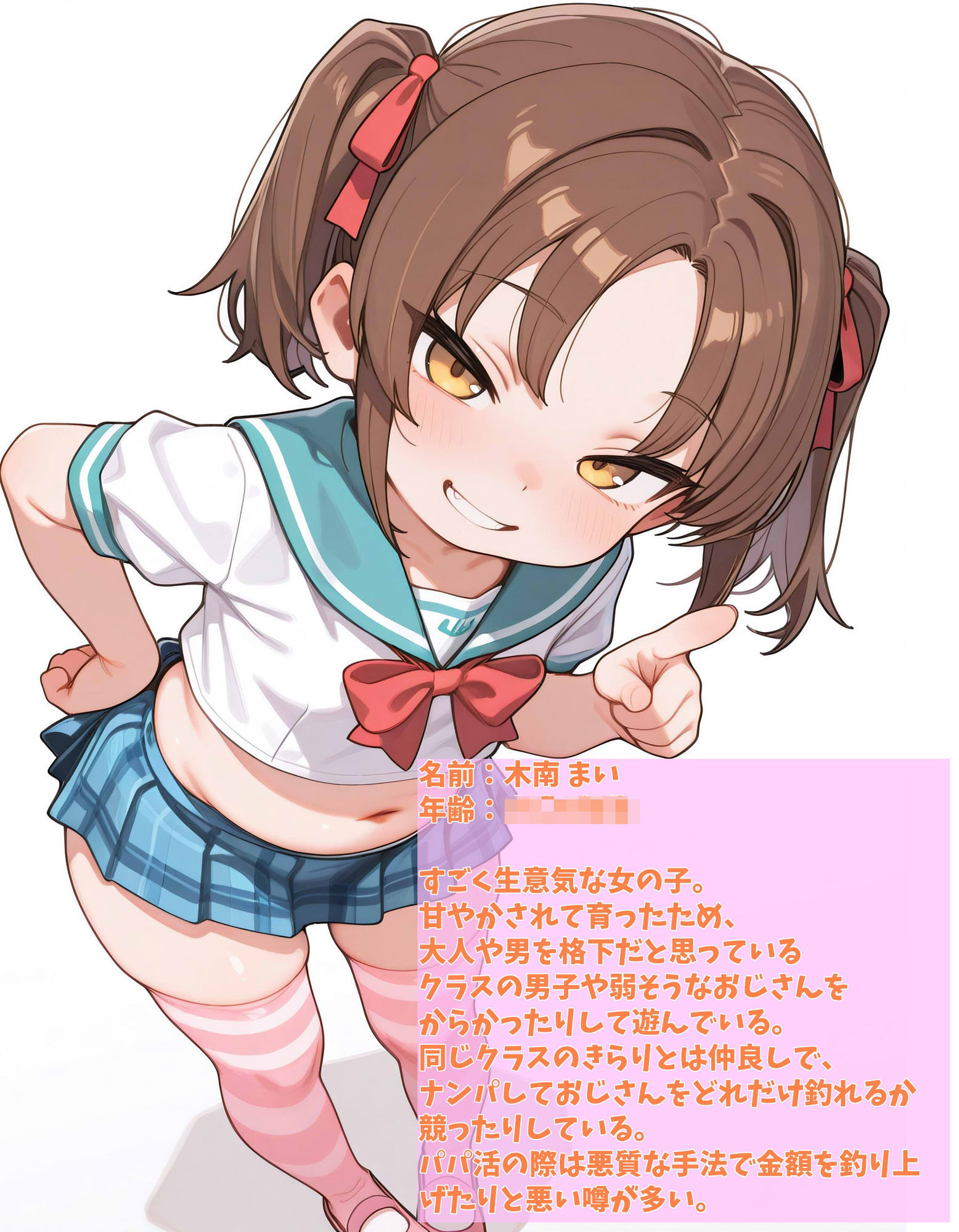巨根おじとパパ活生意気ビ〇チまいちゃん 画像7