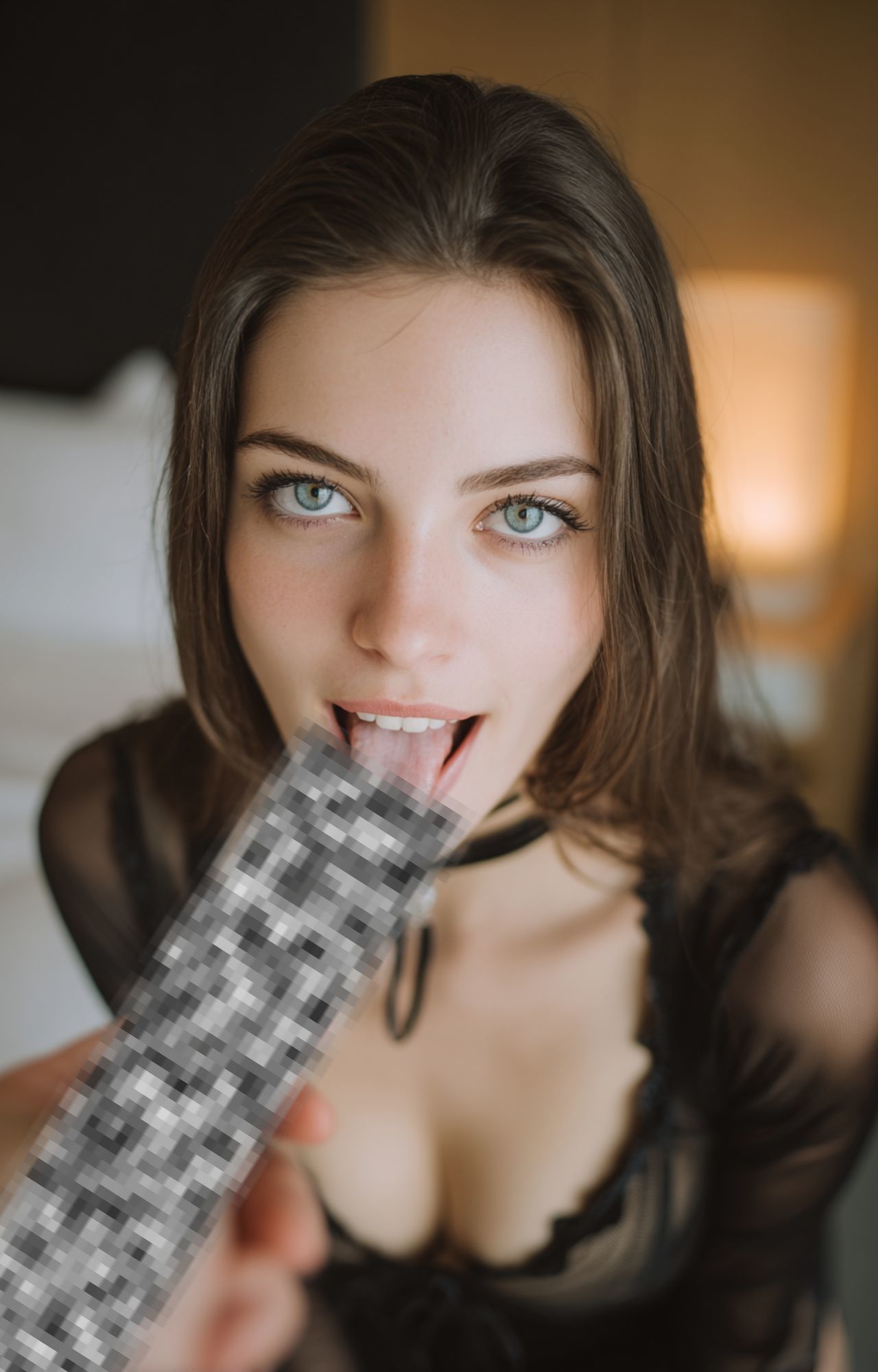 ロシア美女のフェラ顔 画像3