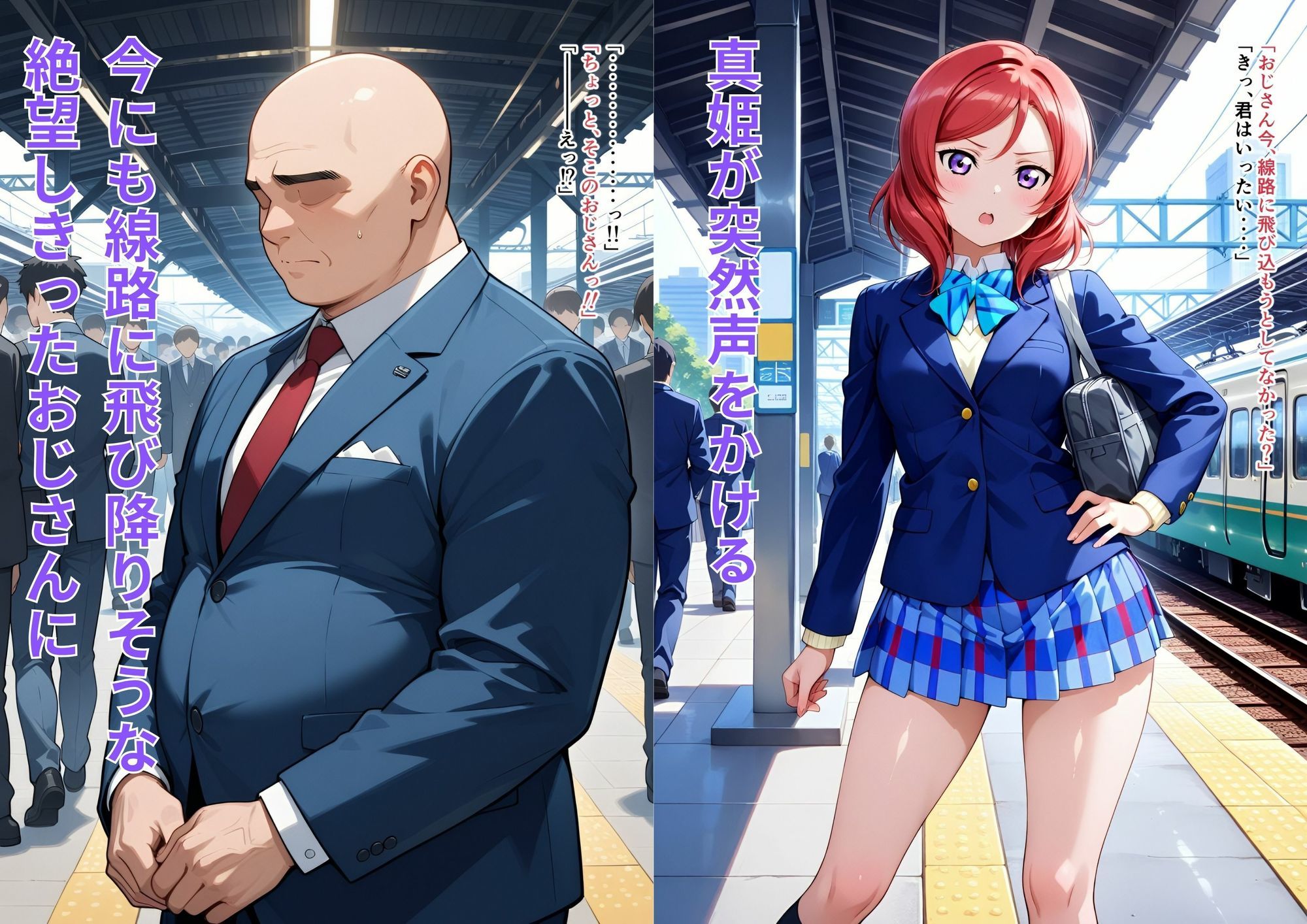 サンプル画像1:ツンツンしてる彼女のデレる相手は人生ドン底おじさん！？(はやふ) [d_635219]