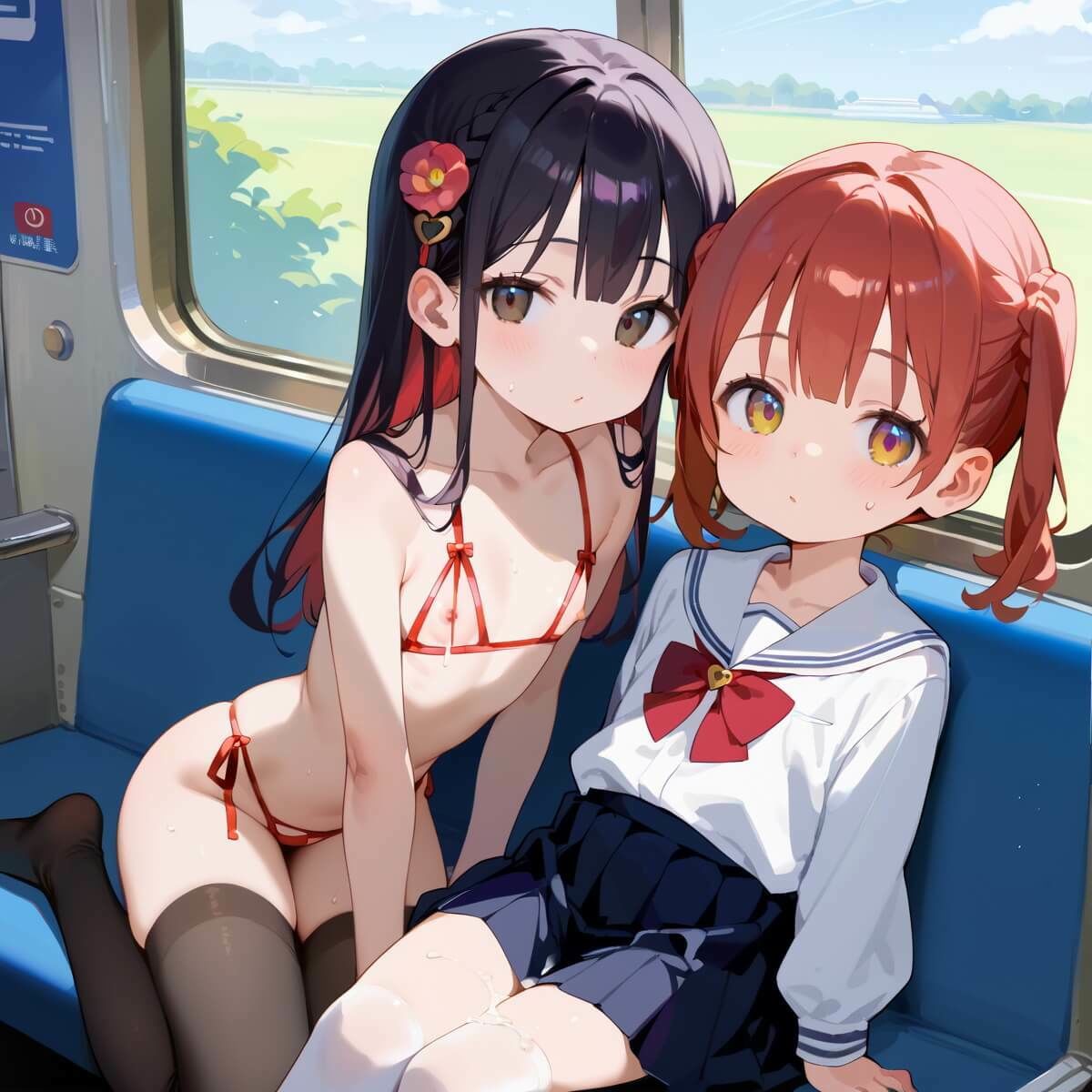 誰でも歓迎！エッチな満員電車2・270枚 サンプル画像 10