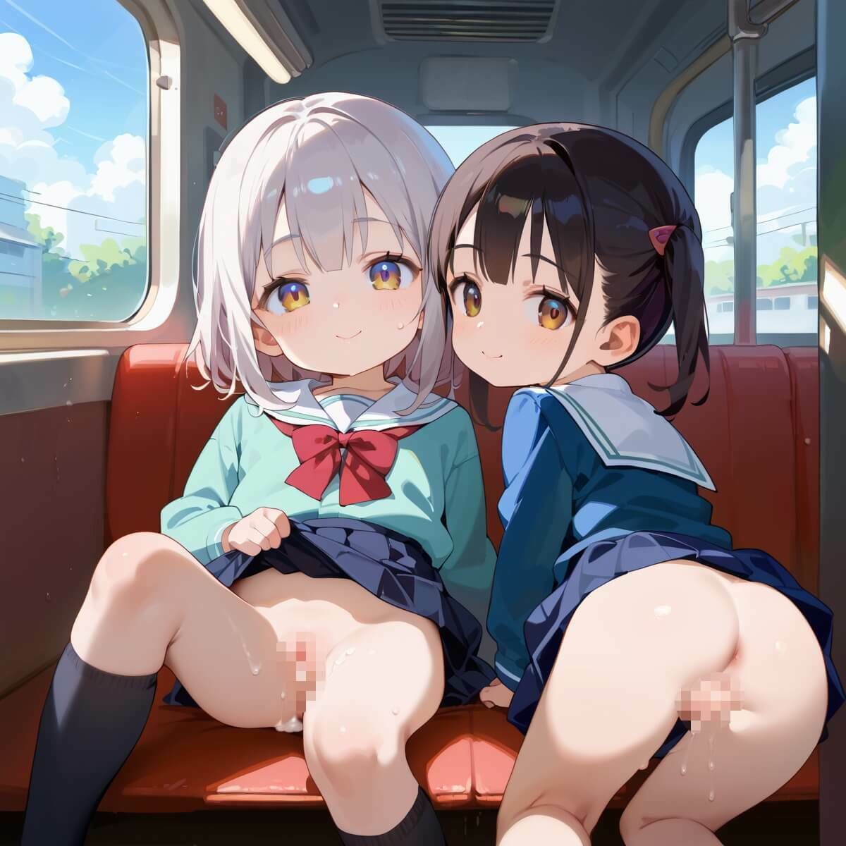 誰でも歓迎！エッチな満員電車3・270枚 サンプル画像 7