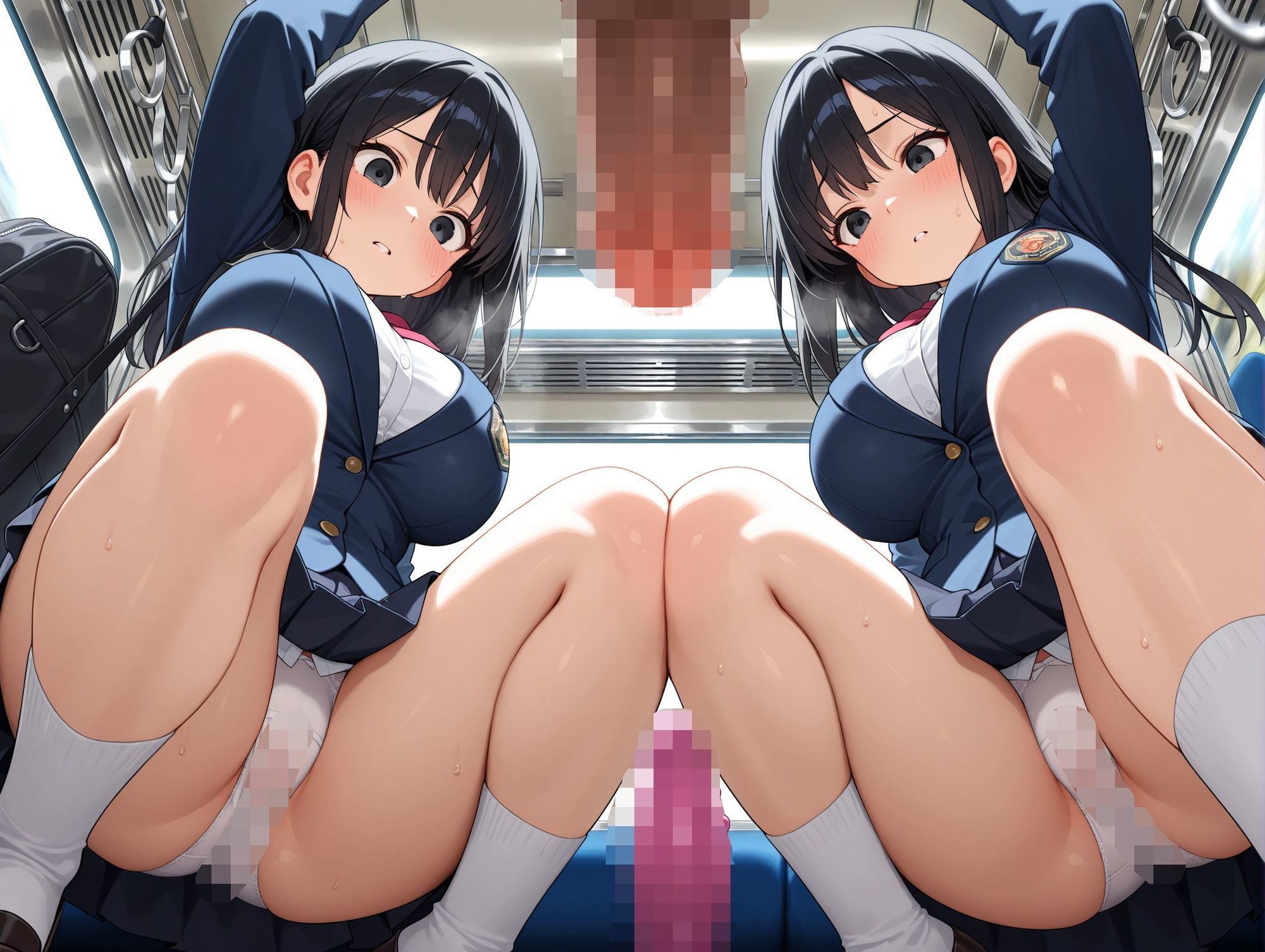 集団逆痴感  〜痴●専用車両に乗車しませんか〜 画像1