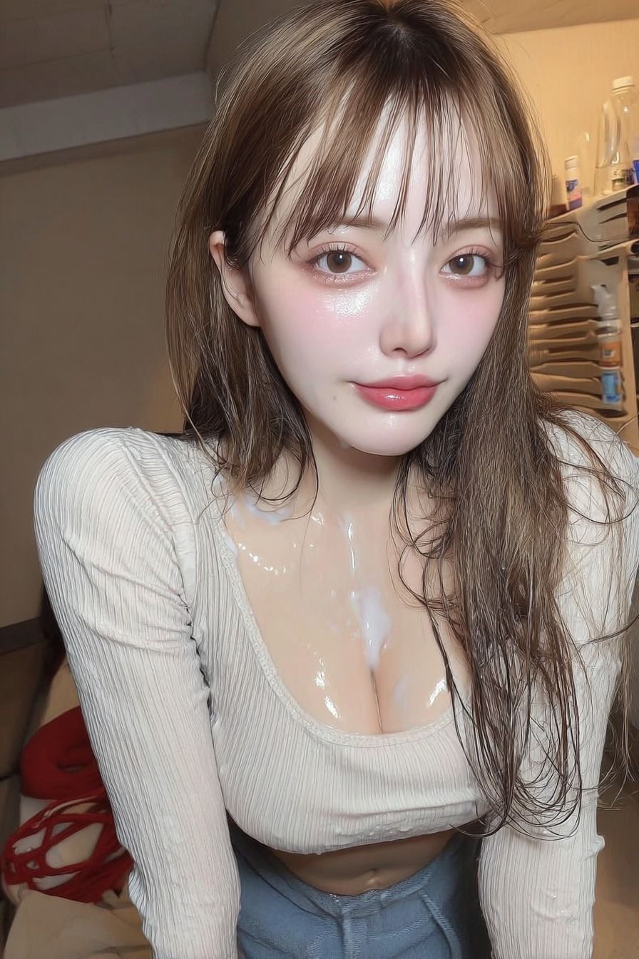 超リアルS級インスタ美女白濁汁パイ射ぶっかけ 画像9