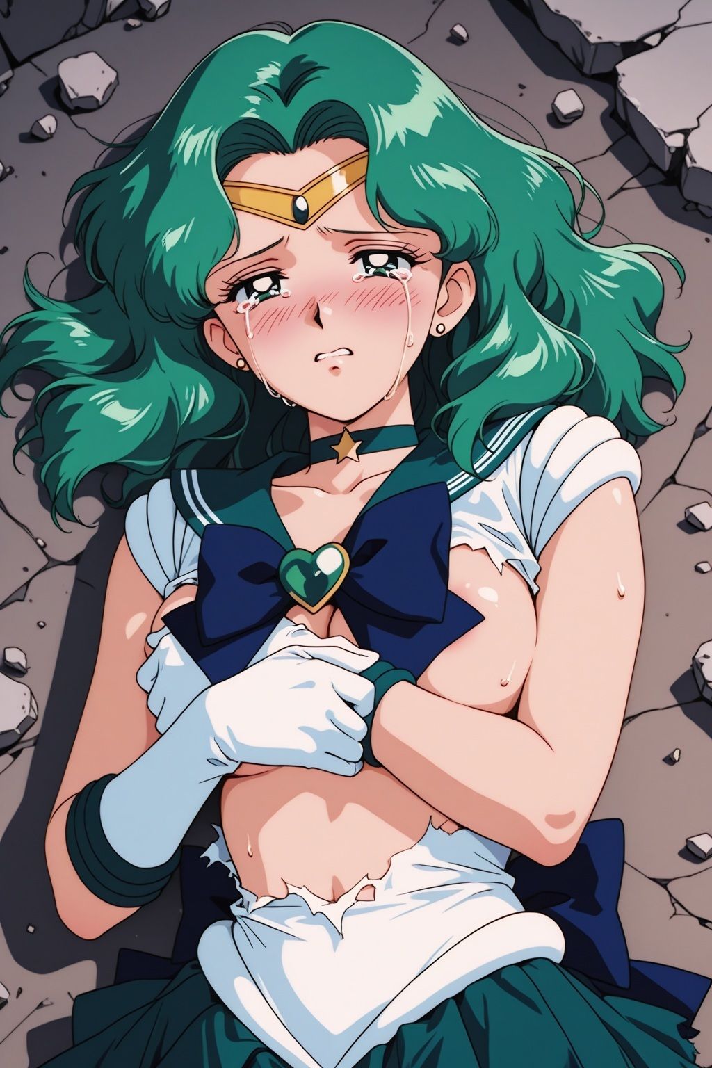 サンプル画像6:敗北ヒロイン 美少女戦士ネプチューンの陥落(ファルコンα) [d_635332]