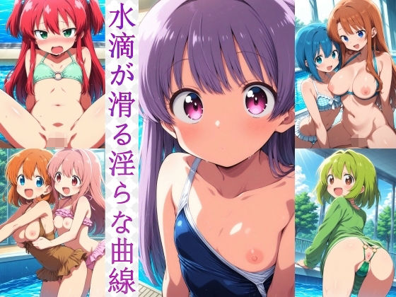 水滴が滑る 淫らな曲線