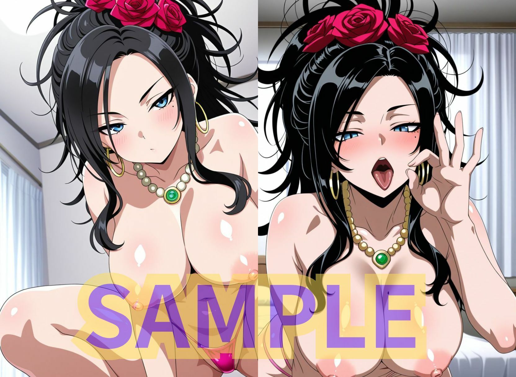 花嫁たちはマイクロビキニを着たりおま○こを弄って主人公を誘ってくる 画像8